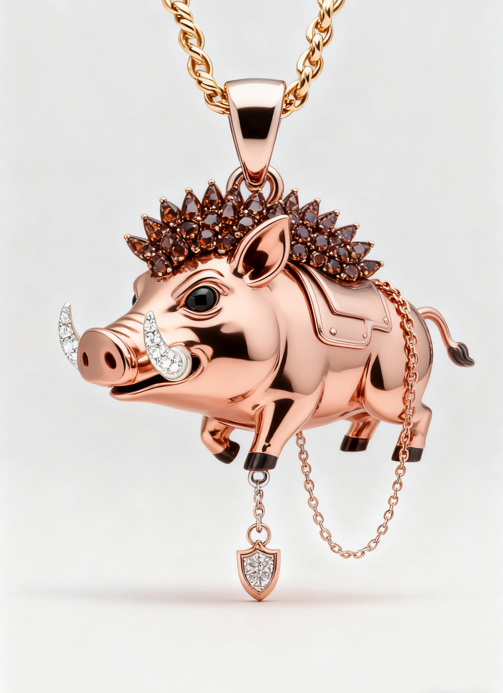The Valiant Boar Pendants