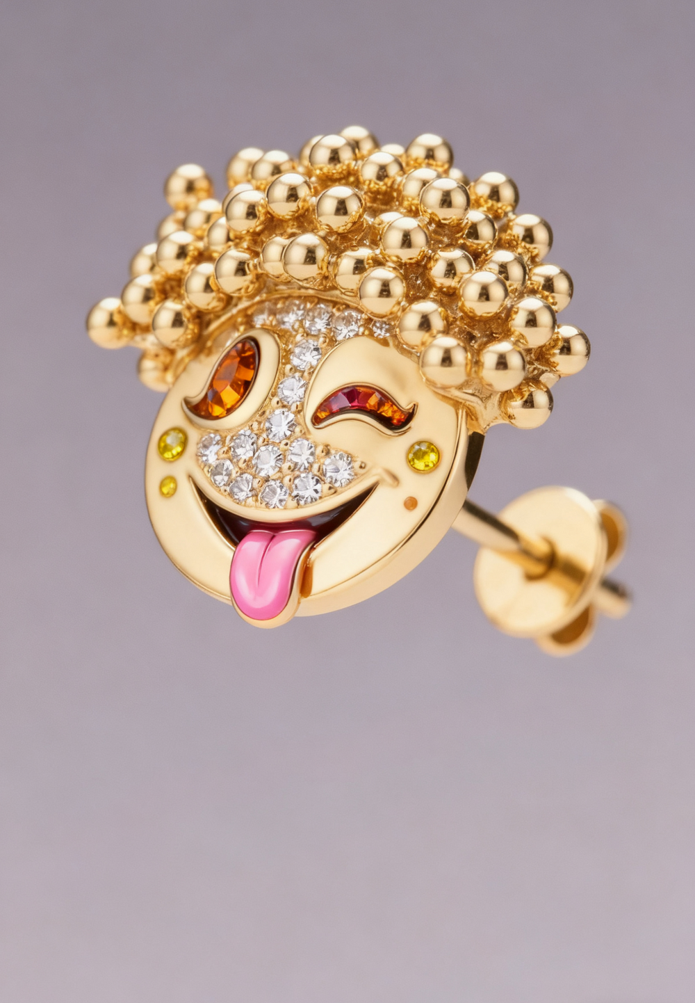 The Cheeky Wink Earring