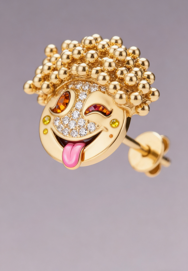 The Cheeky Wink Earring