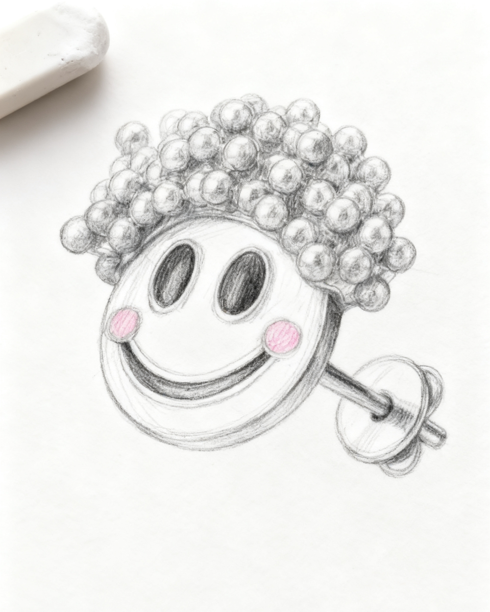 The Joyful Curls Earring
