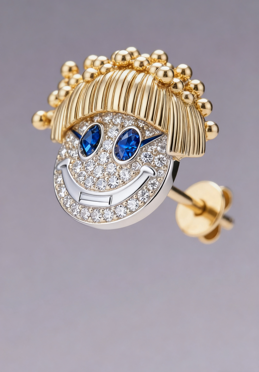 The Golden Bobblehead Earring