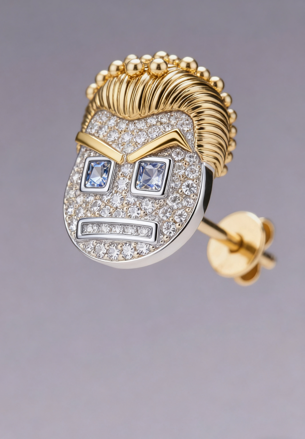 The Cyber King Earring