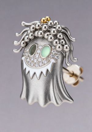 The Cheeky Ghost Earring