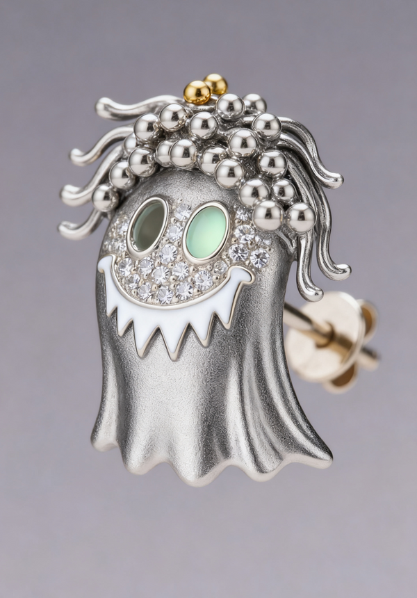 The Cheeky Ghost Earring