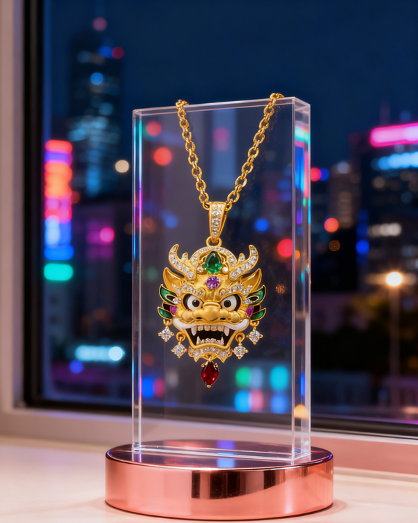 The Derpy Dragon Pendant