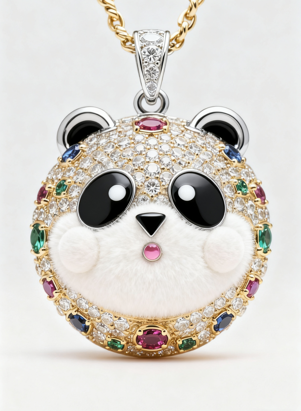 Innocent Gasp Panda Pendants