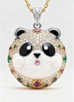 Innocent Gasp Panda Pendants