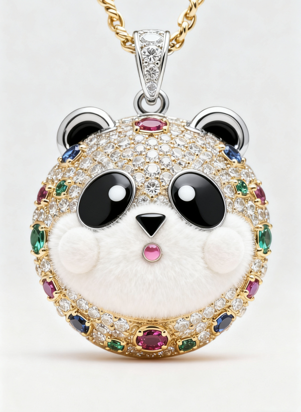Innocent Gasp Panda Pendants