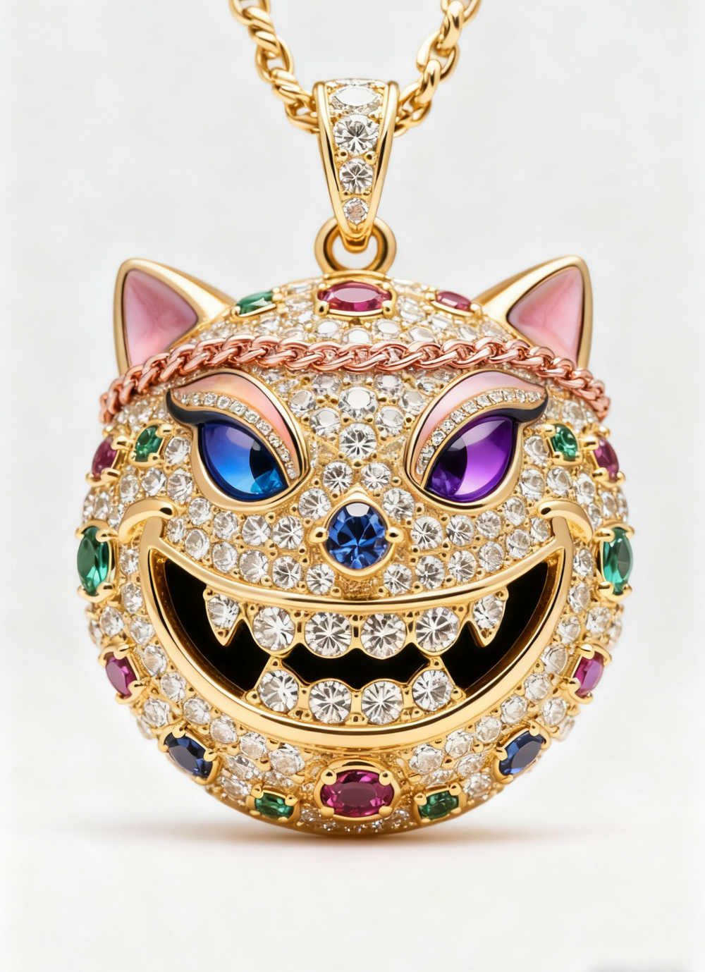 The Grinning Cat  Pendants