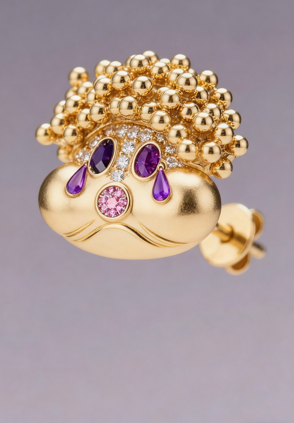 The Goldfish Kiss Earring